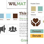 UX: Color Palette for Wilmat site